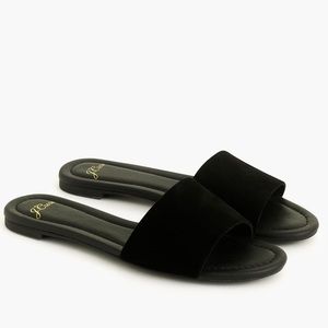 J. Crew Suede Cora Slide
